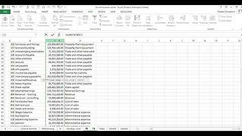 Income Statement Preparation Using SUMIFS