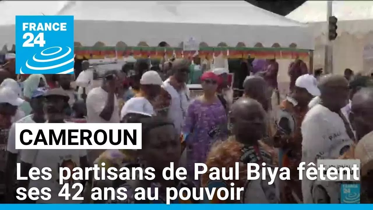 Cameroun : les partisans de Paul Biya fêtent ses 42 ans au pouvoir ...