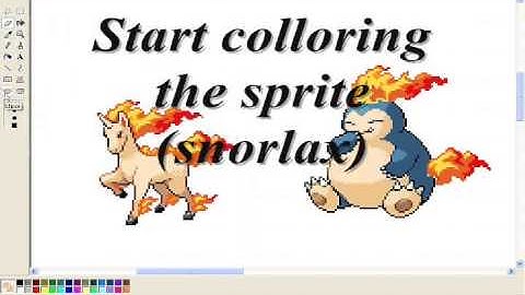 Tutorial-Pokemon Sprite