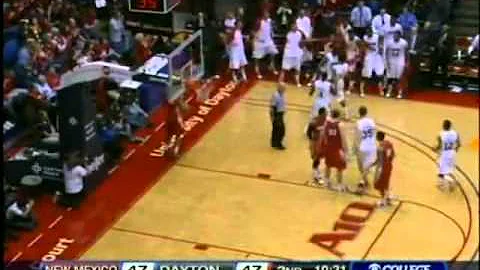 Dayton's Chris Wright Dunks On New Mexico's Drew G...