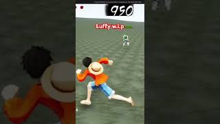 Some luffy attacks from the  Shonen fan game I’m making ‘Project Battle Mix’