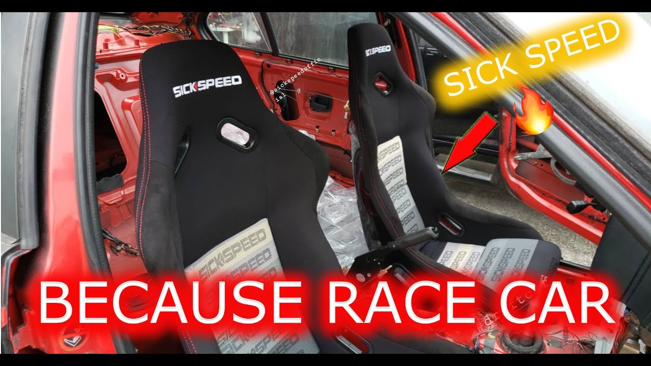 NEW DRIFT RACING SEATS E36 Drift racing seats install Budget drift