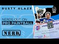 Maillot De Paintball Infâme Dédicacé Par Rusty Glaze #997 - Équipe JT - Super Rare, Occasion