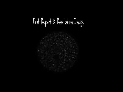 Laser Beam Profiler Test and Report feature demonstration preview