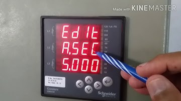 Parameter Setting/programming/Configuration in Conzerv EM6436 Multifution Meter/Energy Meter
