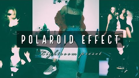 Polaroid Effect tutorial for lightroom mobile | free dng download