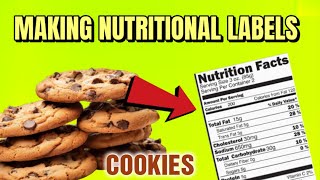 How to Make a Nutrition Label [ Cookie Nutritional Lable making YOURSELF!! ] FULL TUTORIAL by Marketing Food Online 987 views 5 months ago 12 minutes, 46 seconds