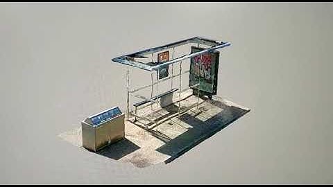 Context capture video model of a Bus stop from University of Surrey