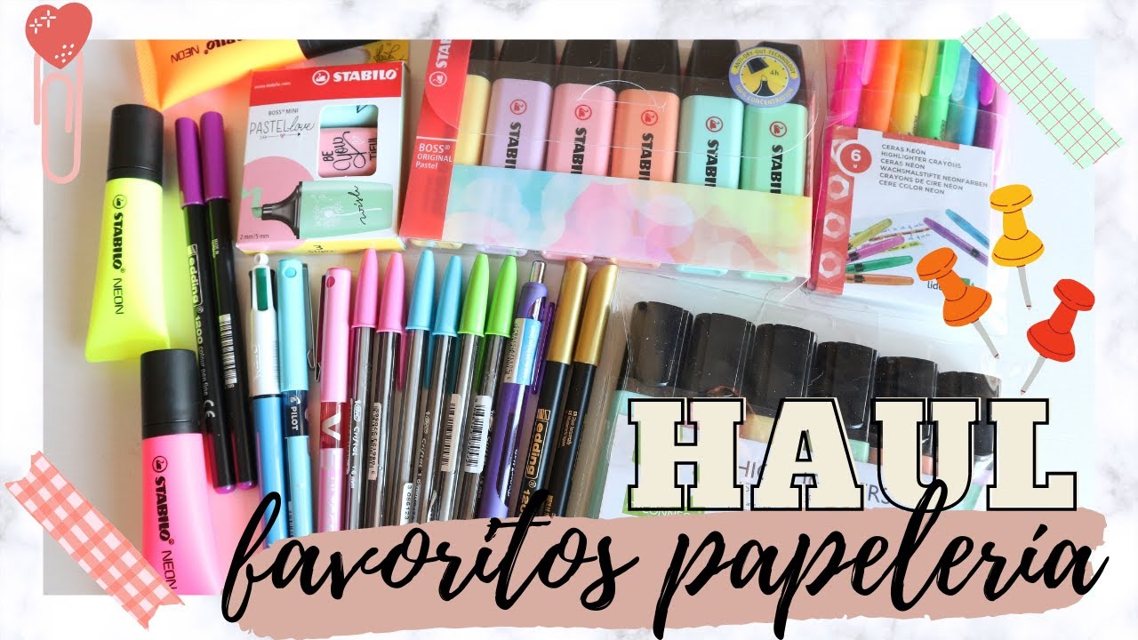 HAUL: MIS FAVORITOS DE PAPELERÍA BONITA | Materialescolar.es