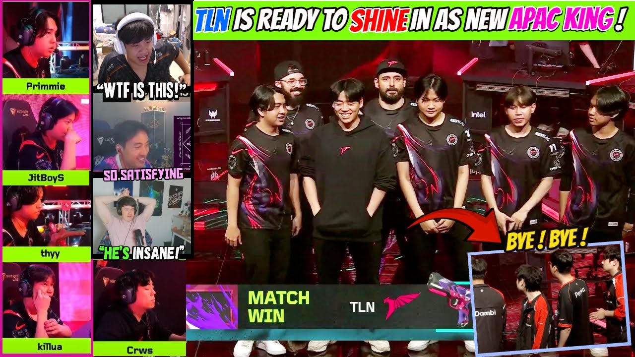PRX CGRS Sliggy & Superbuzz Reacts to TLN Eliminated NS & Sent Them to Airport in VCT Champions 2025