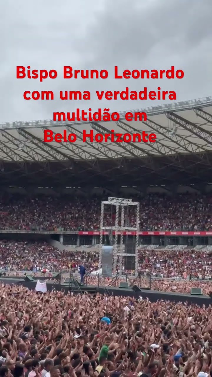 De arrepiar. Estádio do Mineirão lotado