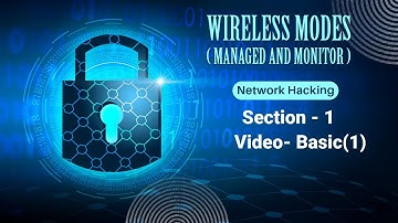 Wireless Modes  Managed and Monitor | Section 1 Basic 1 | Network Hacking Intermediate to Advanced
