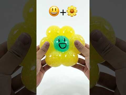 🌼실리콘 테이프 말랑이 꽃 만들기😃 - How to make <strong>orbeez</strong> squishy flower with Nano tape
