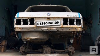 1980s BMW restoration. Sensitive video.