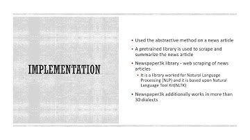 New Summarization App