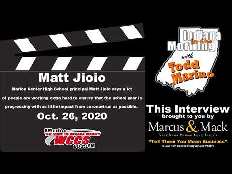 Indiana in the Morning Interview: Matt Jioio (10-26-20)