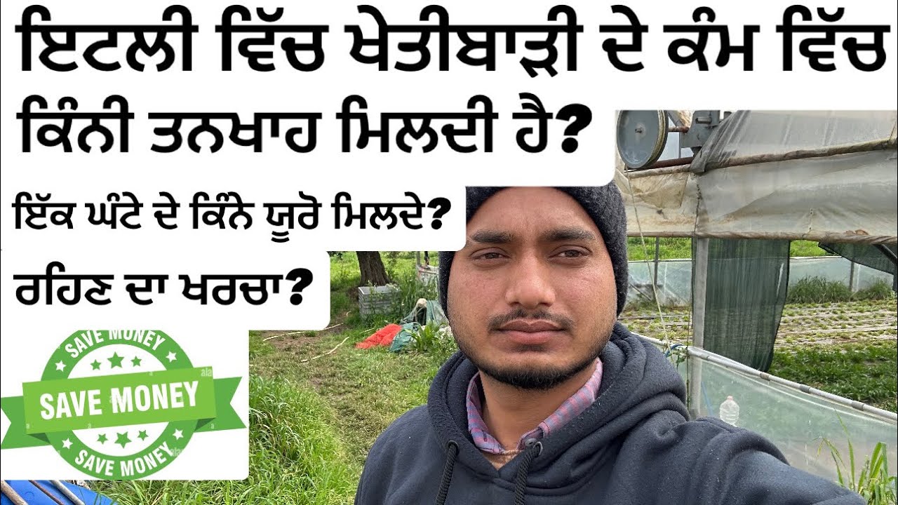 Italy vich agriculture da kmm | italy vich kheti  de kmm varre full detail | Salary | Euro | Hours