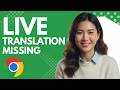 Chrome Live Translation Missing for Other Languages? Fix It Step by Step