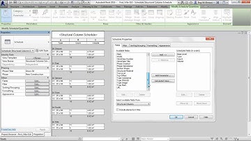Revit Structure   15 Scheduling  03 Calculated Value