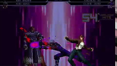 IORI YOGAMI, KYO BOSS VS KRIZALD, CLONE ZERO FULL FIGHT | KING OF FIGHTERS MUGEN FULL FIGHT 2017