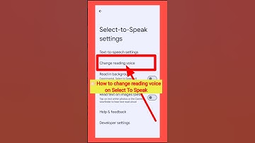 🔊 How to Change Reading Voice on Select To Speak | Hidden Accessibility Feature 😱 #shorts #viral