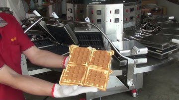 HY-910L 大型連續式自動鬆餅機 Large Automatic Ice Cream Cone Waffle Machine