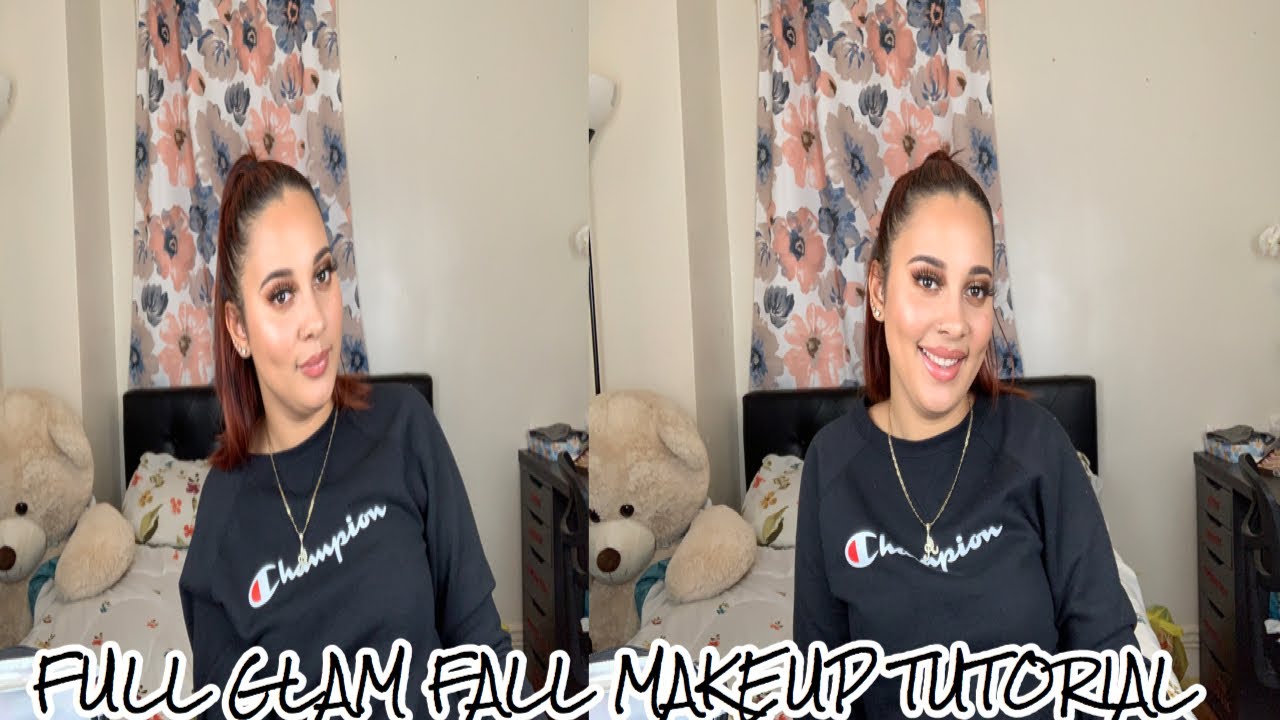FULL GLAM FALL MAKEUP TUTORIAL 2019 | ASHLEY A - YouTube