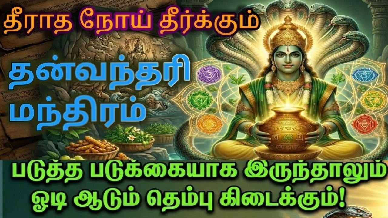 தீராத நோய் தீர்க்கும்    தன்வந்திரி மகா மந்திரம் //