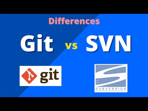 Videó: Mi a fő különbség az SVN és a Git között?