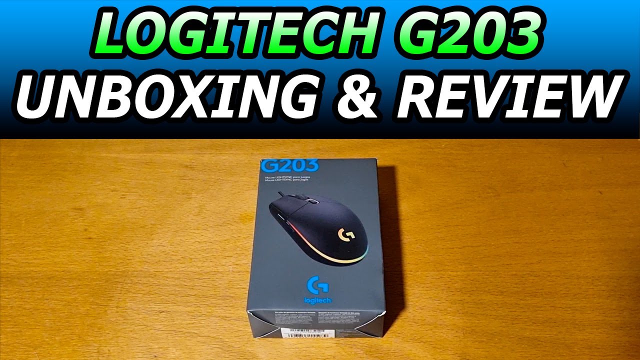 Suponer junto a estético Mouse Logitech G203. Unboxing, Review y Configuración. ¿Sirve para jugar  Fortnite, Valorant y CSGO? - YouTube