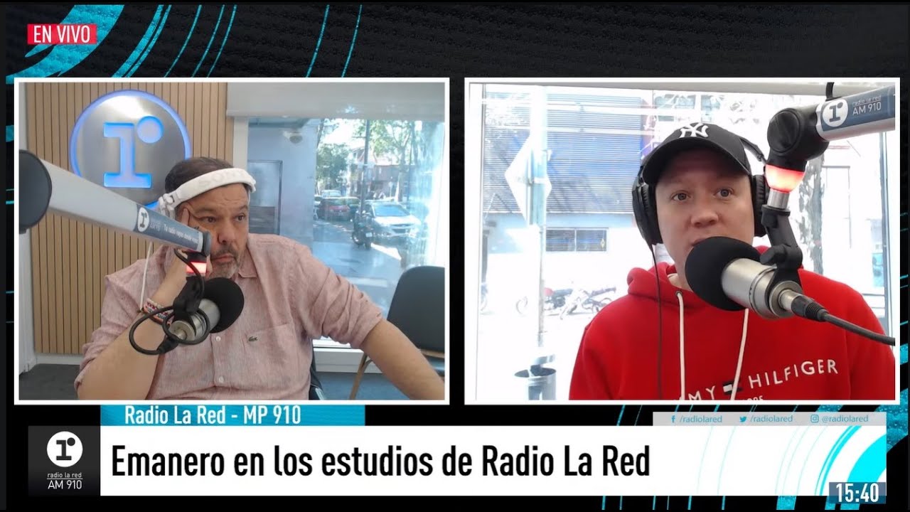 Emanero en los estudios de radio la red en vivo mp 910 youtube