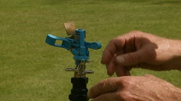 How to water your lawn with an impact sprinkler
