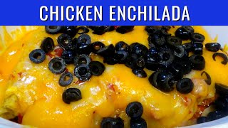 Lazy Man's Chicken Enchilada | Easy Taquito Chicken Enchiladas | @PinoyAtHeartAdventures