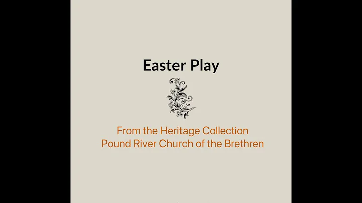 1998 Easter Play - Pound River Church