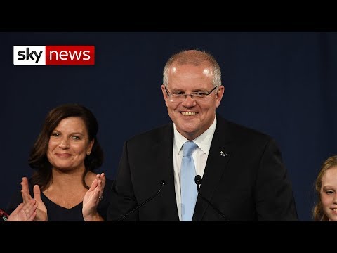 Australian PM Scott Morrison wins surprise re-election