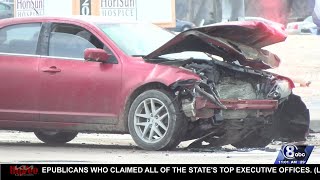 Authorities respond to accident near South 40th and Normal