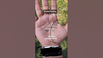 Age when successful in life, life line, Rahu lines #palmistry #shorts #videos #online #learn