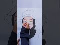 رسم بنت محجبة لطيفة Art Shorts 