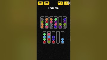 Ball Sort Puzzle level 360 solution