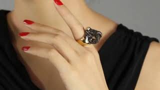 Luxurious Rams Head Ring Video