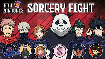 Karaoke for JUJUTSU KAISEN TOKYO STUDENTS CYPHER | "Sorcery Fight!" | Breeton Boi and More