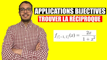 Applications bijectives - restrictions sur un intervalle - Trouve la réciproque!