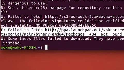 Ubuntu - How to fix Failed to fetch...404 Not Found when apt-get update