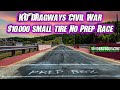 KD Dragway's Civil War $10,000 small tire shootout with a CRAZY FINAL ROUND
