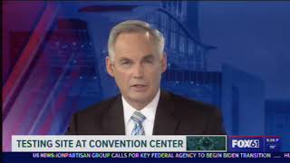 Connecticut Convention Center Open For COVID Testing
