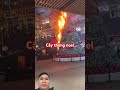Cây thông noel bốc cháy #oddlysatisfying #caythongnoel #chay