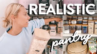 *PRACTICAL* Pinterest Pantry Organisation! BEFORE & AFTER #mumlife