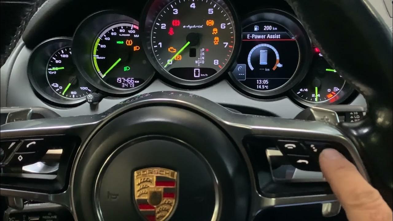 Porsche Cayenne change menu language - YouTube