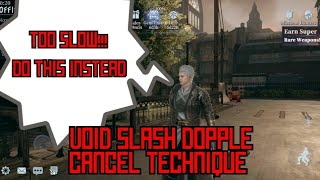 Devil May Cry: Peak of combat: Legend Seeker doppelganger void slash cancel technique 👍