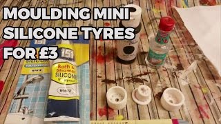 How to mould mini silicone tyres for Antweight robots, for just £3